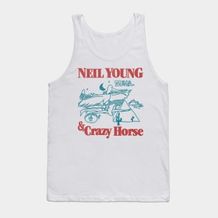 classic 70s vintage neil young & crazy horse fanmade Tank Top